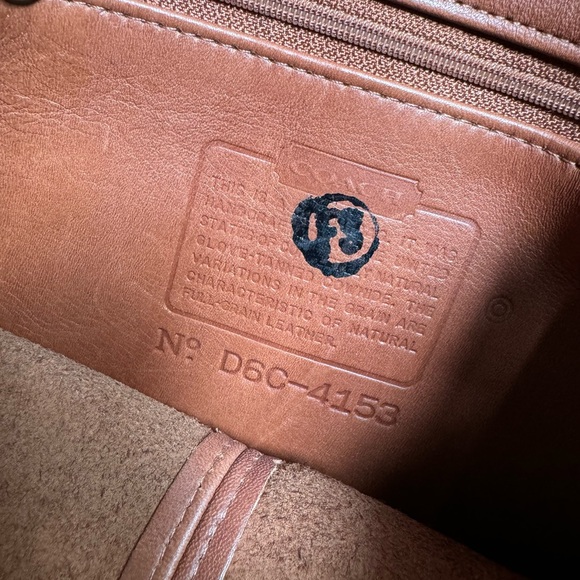 Retro Coach leather shoulder bag - Picture 4 of 6